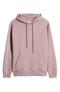 Sudadera con Capucha Extra Grande, Color Rosa Sólido, Felpa de Algodón, Estilo Casual, Manga Larga, para Otoño, Unisex - Product Image 6