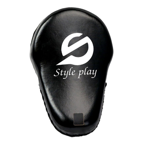 High Quality PU Leather Lightweight <b>Hook</b> Loop Closure Boxing Focus Pads Professional Made PU Leather Focus Mitts - Product Image 6