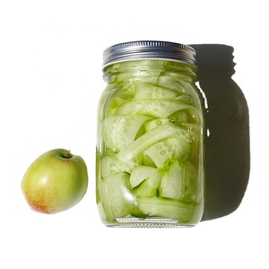 Bocaux en verre à large ouverture de 32 OZ avec couvercle à vis en acier inoxydable de 86 mm pour la fermentation des légumes et des fruits - Product Image 3