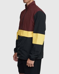 Plain Color Block Hooded <b>Waterproof</b> Windbreaker <b>Jacket</b> Men Custom Logo Outdoor Contrasting Colors Windbreaker <b>Jacket</b> Plus Size - Product Image 2