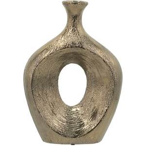 Contenedor de Flores de Acero de Lujo, Accesorio Decorativo Floral para Recepción de Oficina, Estilo Contemporáneo, Hecho a Mano - Product Image 1