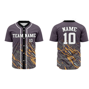 Maillot de baseball à sublimation en promotion, manches courtes, tissu léger et doux, coupe ajustée, respirant, confortable, personnalisable, unisexe - Product Image 4