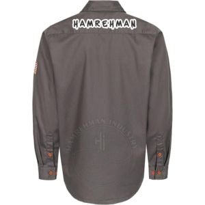 100% Cotton Clothing <b>Welding</b> <b>Shirt</b> Outdoor Use <b>Shirts</b> for Men Hot Sale 100% Cotton FR Work <b>Shirt</b> Fire-Resistant Safety Workwear - Product Image 2