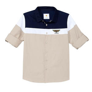 Camisa informal de manga larga con cuello vuelto para hombre de alta calidad, corte holgado para cuello Polo, vestido Formal con estampado de algodón, Dobby transpirable - Product Image 2