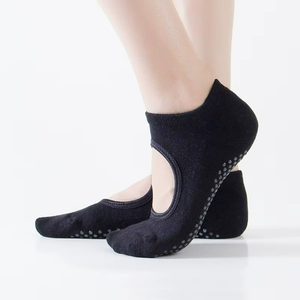 High Quality Women's Yoga <b>Socks</b> With Grips Non Slip Skid Pilates Ballet Barre <b>Socks</b> - Product Image 6