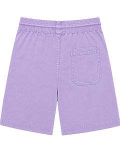 Pantalones Cortos Bermuda Casuales para Hombre, Color Lavanda, Personalizados, con Cordón, Ligeros, de Corte Holgado, Mezcla de Algodón, para Playa - Product Image 2