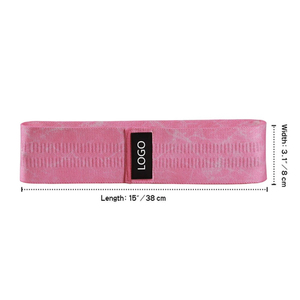 Bande de Résistance en Tissu pour Femmes, Exercices des Fessiers et des Hanches, Accessoires de Fitness Personnalisables, Fournisseur en Gros de Vêtements et Produits de Sport - Product Image 4