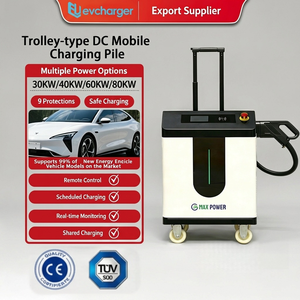 เครื่องชาร์จรถยนต์ไฟฟ้า CCS2 แบบพกพา รองรับไฟฟ้ากระแสสลับ 480V กำลังไฟ 30-80 กิโลวัตต์ สำหรับใช้งานเชิงพาณิชย์ - Product Image 1