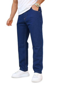 Jean slim vintage pour homme, coupe droite, en denim, décontracté, extensible, coloré, taille mi-haute, éco-responsable, adouci, mode streetwear - Product Image 2