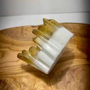 Custom Design Resin And Natural Wood Candle <b>Holder</b> Handmade Candle Stand For Home Decor Wedding Party And Gifting - Product Image 2