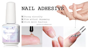 OEM aucun dommage d'approvisionnement d'usine d'ongle colle à ongles longue durée pour la presse sur gel d'ongle gel de renforcement adhésif en bouteille avec brosse - Product Image 6