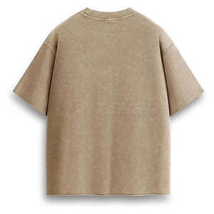 Camiseta de edición limitada con efecto acid wash para hombre, estilo moderno, algodón premium, atuendo cómodo. - Product Image 6