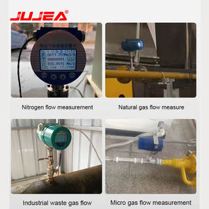 Jujeaステンレス鋼熱ガス質量流量計酸素窒素二酸化炭素圧縮空気天然ガス1.5% 精度 - Product Image 5