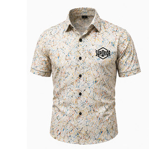 Chemise à manches courtes pour homme, design tendance, impression numérique de haute qualité et tissu doux et confortable pour un style de vie moderne - Product Image 1