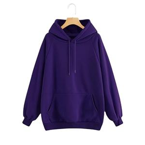 Sudaderas con capucha de lana de algodón Sudaderas con capucha de mujer Sudaderas con capucha de logotipo personalizado Mujeres Sudaderas de mujer de gran tamaño de etiqueta privada - Product Image 1