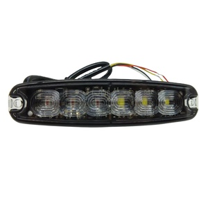 New Multi-Function Grille Light 6 LED Grille Mount Light DC12-24V IP67 Waterproof Signal Light CE Certified Portable - Product Image 1