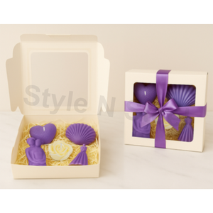 Bougie sculptée artisanale en cire de soja parfumée pour couple, pour Noël, la Saint-Valentin, Halloween, Ramadan, Diwali, célébrations de fêtes - Product Image 2