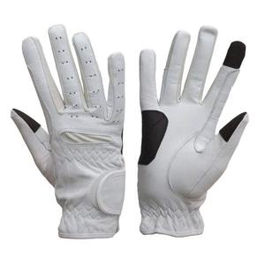Gants de polo en cuir synthétique respirant, durables et confortables pour l'équitation hivernale, pour droitiers, tailles enfant et adulte - Product Image 3