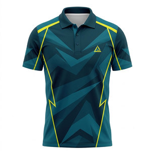 Custom <b>Cricket</b> Playing Jersey Breathable Team Sportswear Personalized Name Number Full Print Match Uniform <b>Shirt</b> - Product Image 1