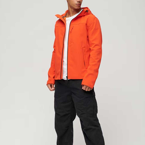 High Quality <b>Long</b> Sleeve <b>Men's</b> Softshell <b>Jacket</b> Custom Logo Front Waterproof Wholesale Price Winter Casual Wear - Product Image 2
