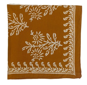 Hand Block Print 100% Cotton Bandana <b>Scarf</b> Floral Printed Cotton Head <b>Scarf</b> Boho Neck <b>Scarf</b> Bandana Handmade Cotton <b>Square</b> <b>Scarf</b> - Product Image 6