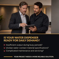Distributeur d'eau chaude/ambiante/froide électrique en acier inoxydable AQ-9113, réservoirs de 5L/3L, interrupteur de sécurité, utilisation facile pour les hôtels commerciaux