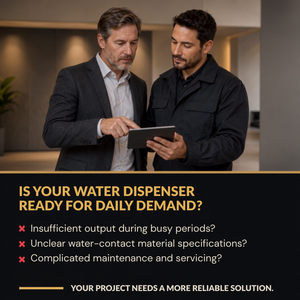 Distributeur d'eau chaude/ambiante/froide électrique en acier inoxydable AQ-9113, réservoirs de 5L/3L, interrupteur de sécurité, utilisation facile pour les hôtels commerciaux - Product Image 2