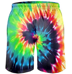 Nuevos Pantalones Cortos Tie Dye para Hombre, Ecológicos, Transpirables, de Alta Calidad, Diseño Casual de Verano - Product Image 4