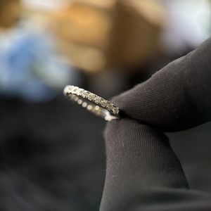 Anillo de Eternidad para Boda, Oro Amarillo de 14K, Certificado IGI, Chapado en Rodio, Diamantes con un Peso Total de 2.00 Quilates, Joyería para Aniversario y Compromiso - Product Image 2