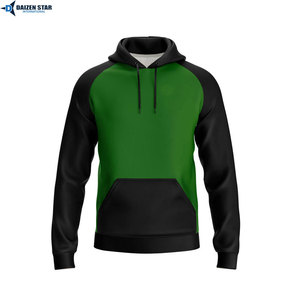 DAIZEN STAR INTERNATIONAL Sweat-shirt unisexe à capuche longue, manches classiques, couleur unie, tricoté, respirant, antibactérien, avec poche - Product Image 4