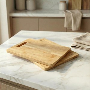 Planche à découper en bambou épaisse, planche de préparation en bois durable pour la cuisine, pour hacher, servir et la cuisson quotidienne, disponible en plusieurs tailles - Product Image 4