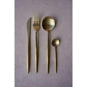 Juego de Cubiertos Antiguos de 4 Piezas de Acero Inoxidable Aptos para Lavavajillas, Ecológicos, Precio de Fábrica - Product Image 1