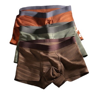 Calzoncillos Bóxer de Algodón Elástico para Hombre, Paquete Múltiple, Suaves, Transpirables, Cómodos, de Alta Calidad, Fabricante Mayorista - Product Image 1