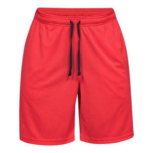 Shorts en maille pour homme, couleur unie, tissu doux, taille à cordon de serrage, coupe décontractée, vêtements de sport pour tous les jours - Product Image 2