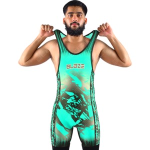 บอดี้สูทเสื้อกล้ามนักมวยปล้ำแบบระเหิดสำหรับผู้ชายและผู้หญิง - Product Image 1