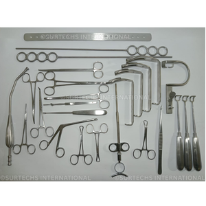 Surtechs Manual Tonsillectomy Adenoidectomy ENT Surgical Instruments Set 27 Pcs CE Certified Class I 1 Year Warranty <b>Model</b> - Product Image 1