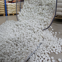 Offres Exceptionnelles : Granulés de Carbonate de Calcium de 25 kg, Qualité Masterbatch, Blanc Naturel, pour Film Soufflé, Matière Première Plastique