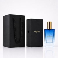 Botol Parfum Spot 50ml, 100ml, Kaca Kosong, Botol Parfum, Persegi, Multi-warna, Opsional dengan Kemasan, Sablon