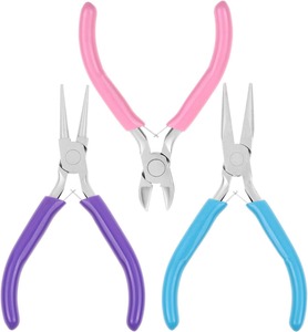 Jewelry Making Plier Tools with Needle/Chain/Round Nose Pliers and <b>Wire</b> Cutter for Jewelry Repair, <b>Wire</b> Wrapping, <b>Crafts</b> - Product Image 1