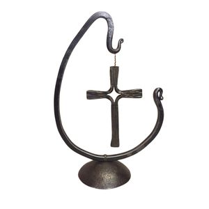 Nouveau support à bougies double avec finition enduite, design minimaliste décoratif, fait main, pour la salle à manger - Product Image 2