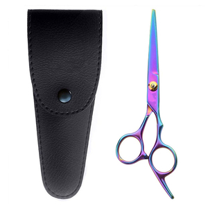 Comfortable <b>Left</b> & Right-<b>Handed</b> Professional Barber <b>Scissors</b> Sharp 4Cr13 Stainless Steel Construction Customized Colors - Product Image 6