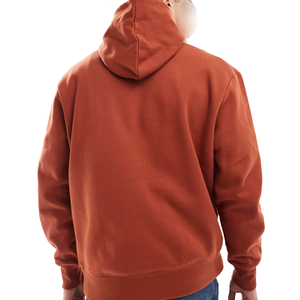 Sweat à capuche d'hiver pour homme personnalisé, 80% coton, 20% polyester, brodé pour impression sérigraphique sur tissu polaire Terry - Product Image 5