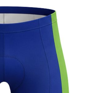 Pantalones Cortos de Ciclismo Azul Verde para Hombre, Pantalones Cortos Acolchados para Montar en Bicicleta, Ropa de Ciclismo de Longitud Corta, Ropa Deportiva para Entrenamiento al Aire Libre - Product Image 3