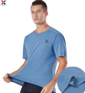Camiseta Deportiva Casual de Secado Rápido con Estampado para Hombre, para Entrenamiento, Running, Gimnasio, Ejercicio al Aire Libre, Transpirable y Ecológica - Product Image 1