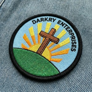 Custom Burning Candle Flame Machine Embroidery <b>Patch</b> Iron <b>On</b> <b>Sew</b> <b>On</b> Embroidered Badge Applique for Clothing Bag Hat Decoration - Product Image 2