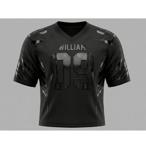 Maillots de sport 2026 – Maillot de football américain à manches courtes, design personnalisé, imprimé par sublimation – 100 % polyester, respirant, grandes tailles - Product Image 1