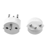 Adaptateur de voyage PC ignifuge avec verrouillage, prise UE/française vers suisse, vente chaude