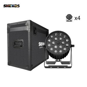 SHEHDS Aluminum Die-cast LED Zoom Par 18x18W RGBWA UV 6in1 Stage <b>Lighting</b> for Wedding - Product Image 5