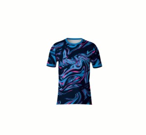 Fashion Sublimation Round Neck Short Sleeve T-<b>Shirt</b> <b>100</b>% <b>Polyester</b> Jersey 180 Grams Comfortable Everyday Streetwear - Product Image 2