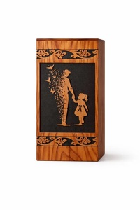 Urna Funeraria de Madera Hecha a Mano, Caja Conmemorativa Grabada con Láser - Product Image 2